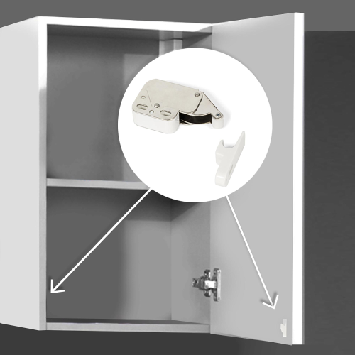 Chiusura a cricchetto Fast Latch per mobile (L.20 P.18 H.3) 10 UN