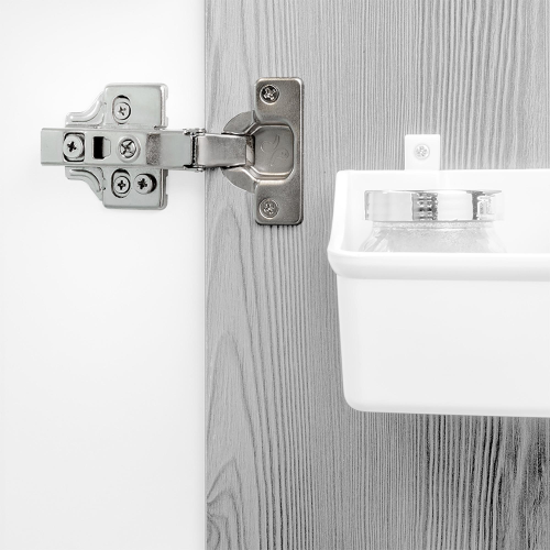 Kit cerniera collo alto X91 con chiusura ammortizzata e basetta