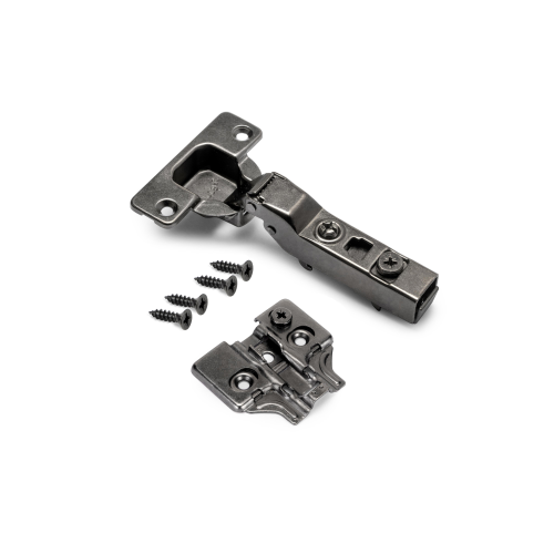 Kit cerniera mezzo collo X91 con chiusura ammortizzata, basette per vite