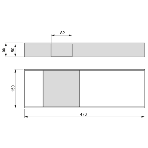 Organizzatore Orderbox 150x470 per cassetto
