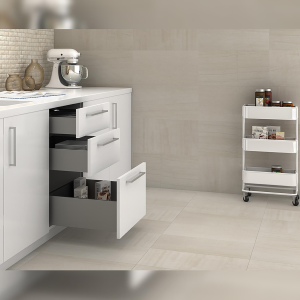 Cassetto esterno Concept 30 kg altezza 105 mm (L.47 P.19,5 H.6) 1 UN