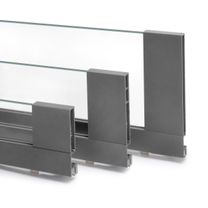 Cassetto esterno Vertex 40 kg altezza 178mm con sponde in vetro