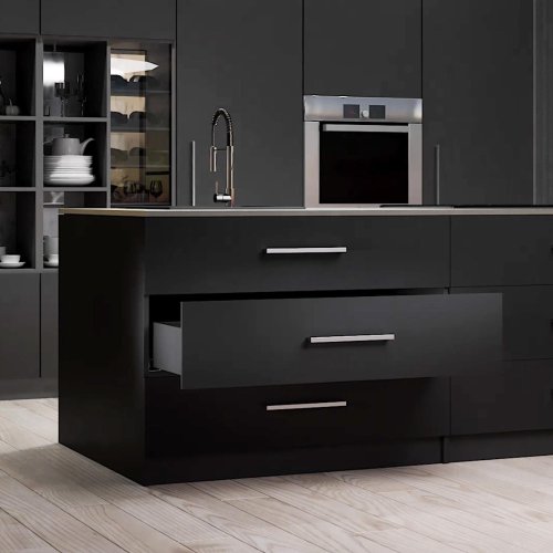 Kit cassetto per cucina o bagno Vertex di altezza 178mm con pannelli inclusi e regolazione 3D