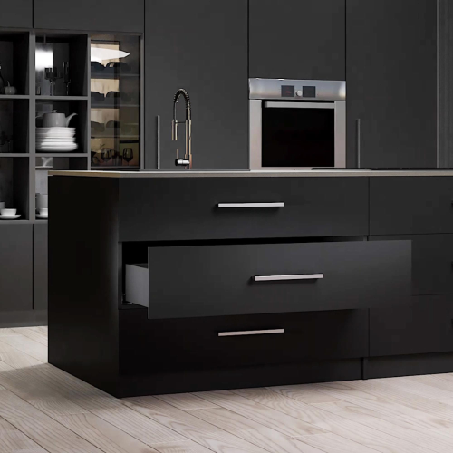 Kit cassetto per cucina o bagno Vertex di altezza 178mm con pannelli inclusi e regolazione 3D