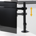 Supporti per monitor inclinabili e girevole a 360° per tavolo. (L.43,0 P.23,0 H.13,0) 1 UN
