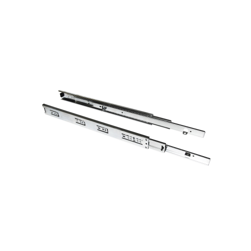 Guide a sfere per cassetti con estrazione totale con squadra, altezza 45 mm