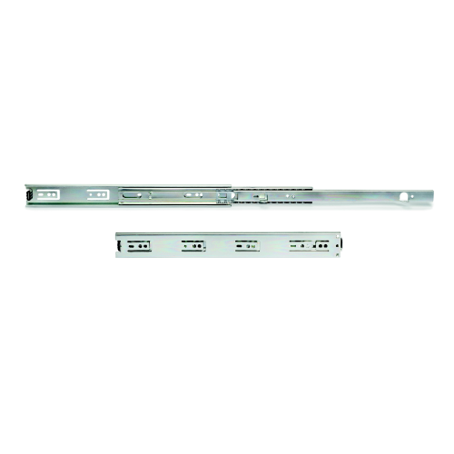 Guide a sfere per cassetti con estrazione totale con squadra, altezza 45 mm