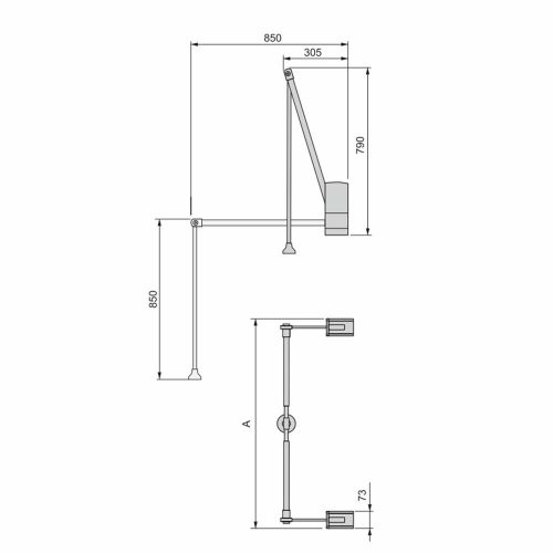 Appendiabiti per armadio Hang a parete