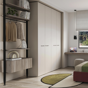 Kit Zero di supporti per mensole in legno e moduli