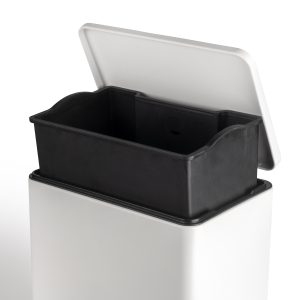 Pattumiera rettangolare esterna Recycle con apertura a pedale