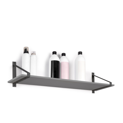 Set di supporti per mensole in legno Shelf con forma triangolare
