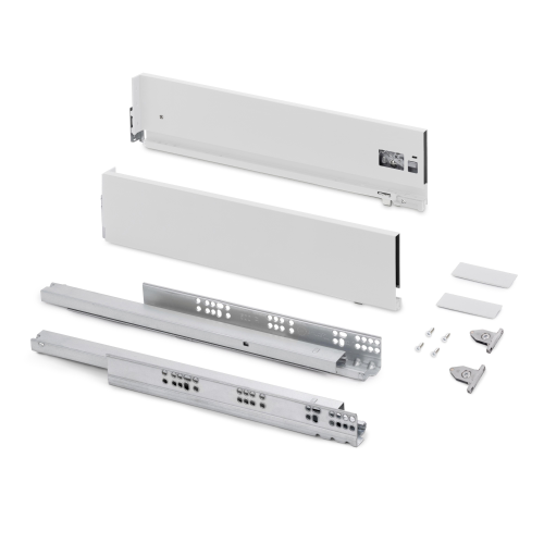 Cassetto esterno Vertex, 40kg, altezza 131mm e regolazione 3D
