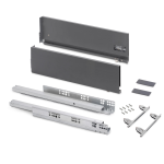 Cassetto esterno Vertex, 40kg, altezza 178mm e regolazione 3D