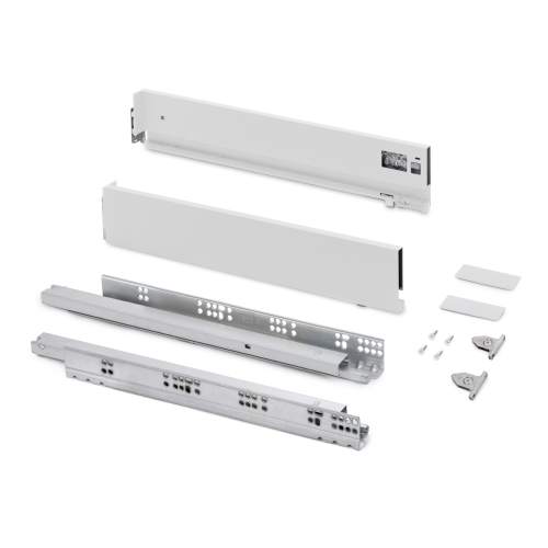 Cassetto esterno Vertex, 60kg, altezza 93mm e regolazione 3D