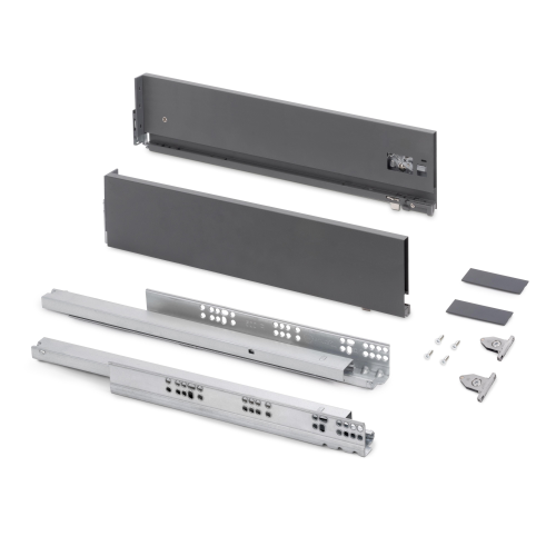 Cassetto esterno Vertex, 40kg, altezza 131mm e regolazione 3D