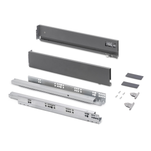 Cassetto esterno Vertex, 60kg, altezza 93mm e regolazione 3D