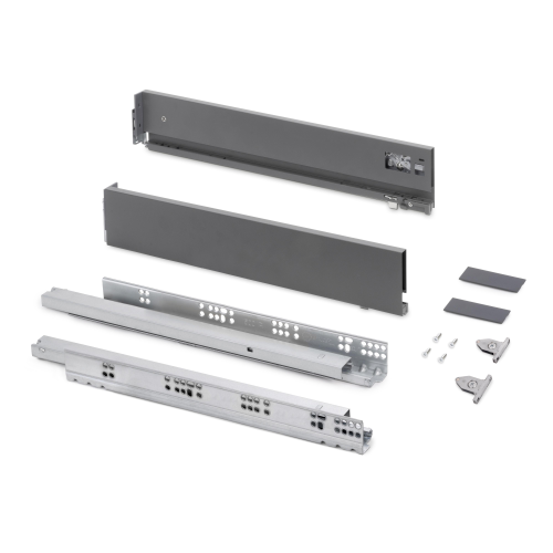 Cassetto esterno Vertex, 60kg, altezza 93mm e regolazione 3D