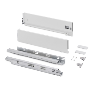 Cassetto esterno Vertex, 60kg, altezza 131mm e regolazione 3D