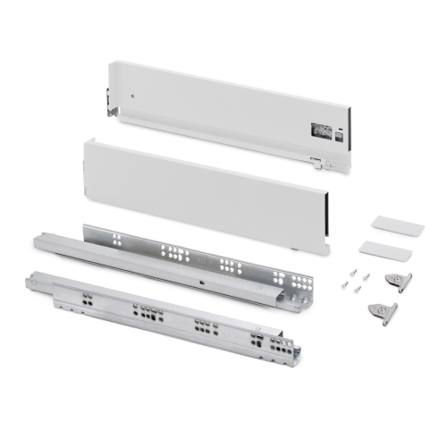 Cassetto esterno Vertex, 60kg, altezza 131mm e regolazione 3D