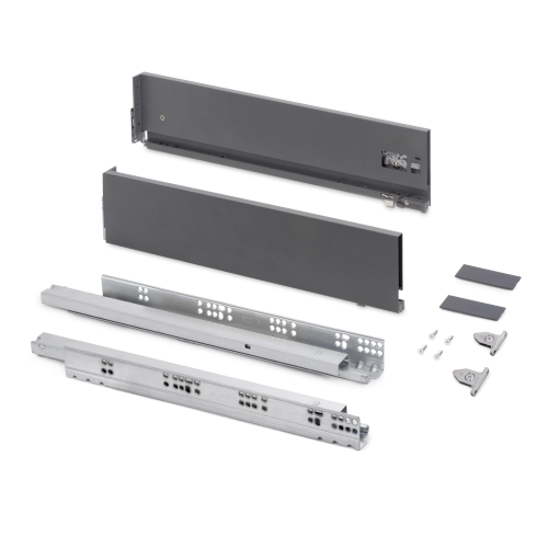 Cassetto esterno Vertex, 60kg, altezza 131mm e regolazione 3D