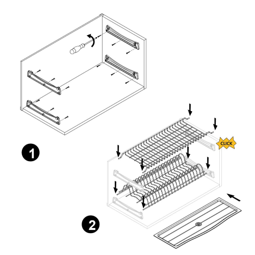 Scolapiatti Suprastar per modulo