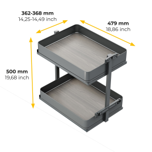Carrello estraibile Harmony con chiusura soft