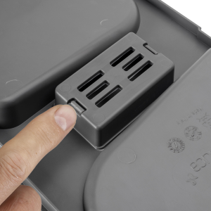 Lotto di 5 pastiglie anti-odore per il coperchio del contenitore Recycle