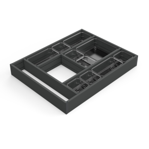 Organizzatore per cassetti Alumount 450x500