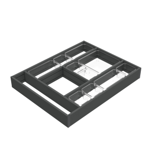 Organizzatore per cassetti Alumount 450x500