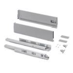 Cassetto esterno Vertex, 40kg, altezza 131mm e regolazione 3D