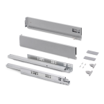 Cassetto esterno Vertex, 40kg, altezza 93mm e regolazione 3D