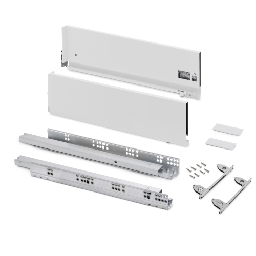 Cassetto esterno Vertex, 60kg, altezza 178mm e regolazione 3D