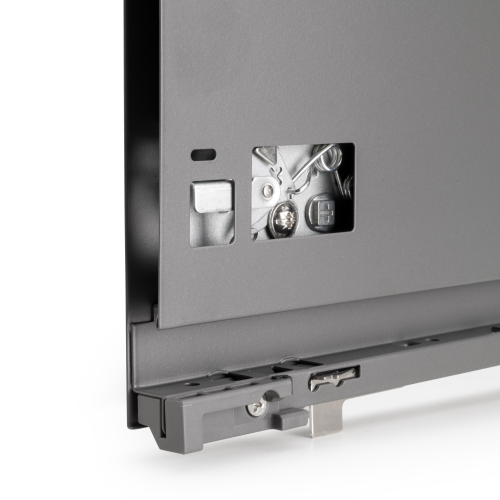 Cassetto esterno Vertex, 40kg, altezza 93mm con Push Sincro e regolazione 3D