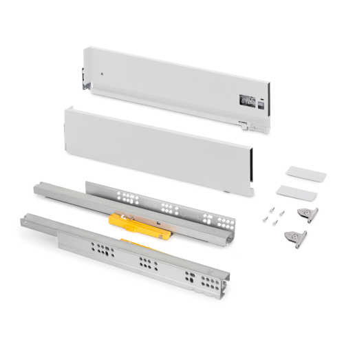 Cassetto esterno Vertex, 40kg, altezza 131mm con Push Sincro e regolazione 3D
