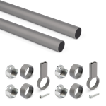 Kit tubo per armadio rotondo Ø28