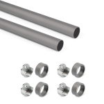 Kit tubo per armadio rotondo Ø28