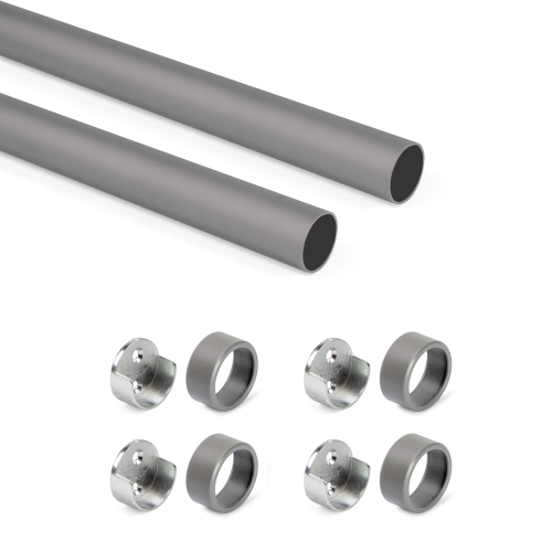 Kit tubo per armadio rotondo Ø28