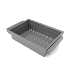 Kit cassetto metallico e telaio regolabile Quartz per armadi, chiusura ammortizzata e estrazione totale