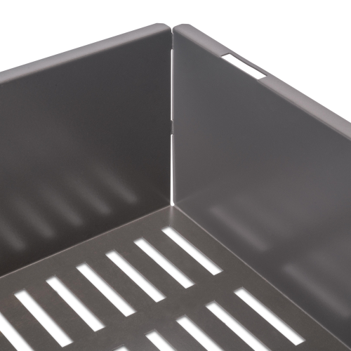 Kit cassetto metallico e telaio regolabile Quartz per armadi, chiusura ammortizzata e estrazione totale