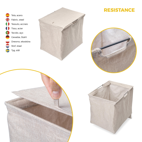 Kit portapantaloni a 7 aste, cestello e telaio regolabile Quartz per armadi, chiusura ammortizzata e estrazione totale