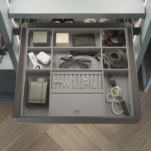 Cassetto organizzatore per armadi e cabine armadio Quartz