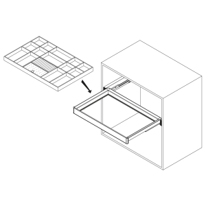 Cassetto organizzatore per armadi e cabine armadio Quartz