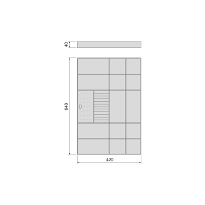 Cassetto organizzatore per armadi e cabine armadio Quartz