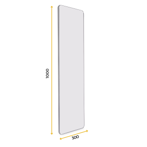 Specchio estraibile per interni di armadio Quartz