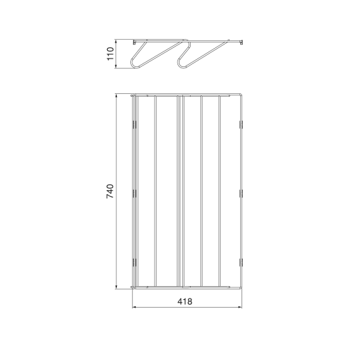Cassetto portascarpe per armadi e cabine armadio Quartz