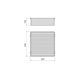 Cassetto metallico per armadi e cabine armadio Quartz
