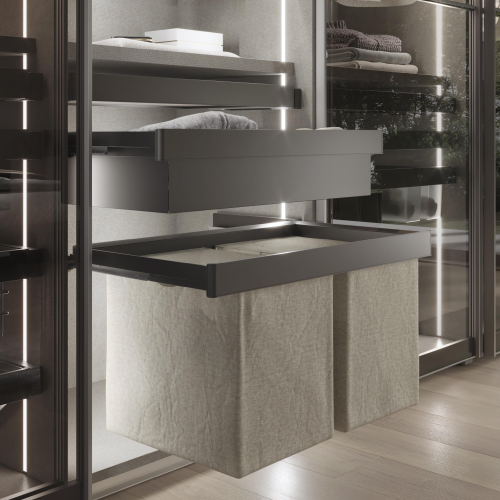 Cassetto metallico per armadi e cabine armadio Quartz