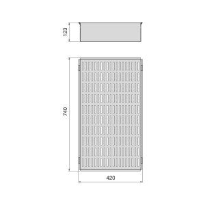 Cassetto metallico per armadi e cabine armadio Quartz