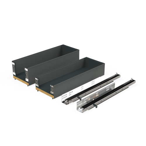Portabottiglie laterale estraibile Titane Simplex con chiusura soft
